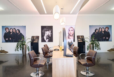 Innenansicht des Salons nu.ma. das haar